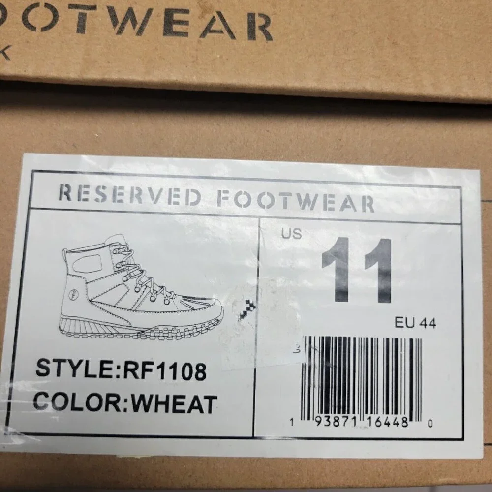 RESERVED Footwear RF1108 Men's. Size 11. New With Tags $159